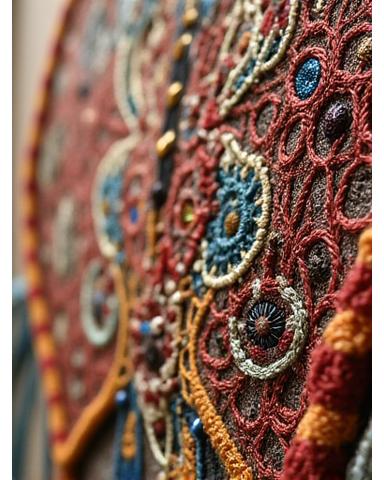 Colaboración artística en textiles